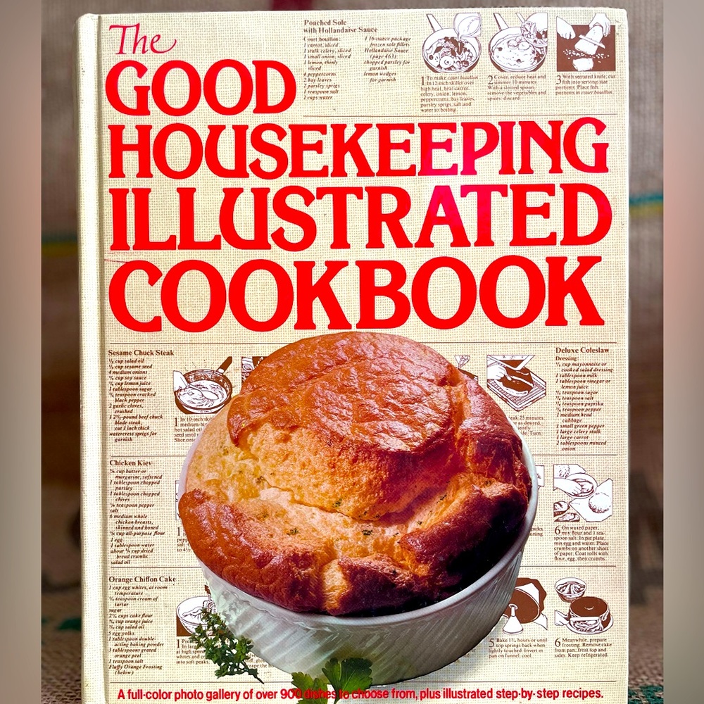 Vintage Good Housekeeping Illustrated Cookbook